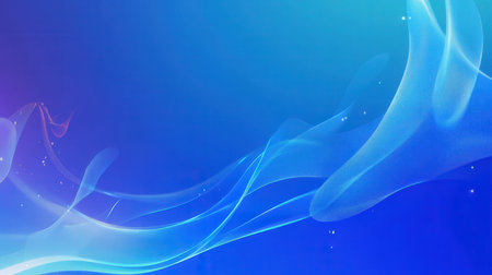 abstract blue background with some smooth lines in it (see more in my portfolio)の素材