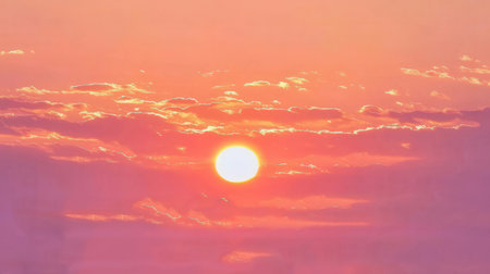 Sunset sky with clouds,sunset sky background,sunset sky backgroundの素材