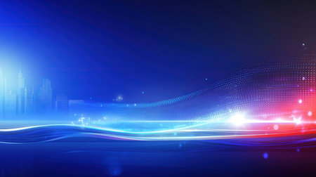 Abstract technology background. Futuristic technology style. Elegant background for business tech presentations.の素材