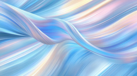 abstract background with smooth lines in blue and pink colors, computer generated imagesの素材