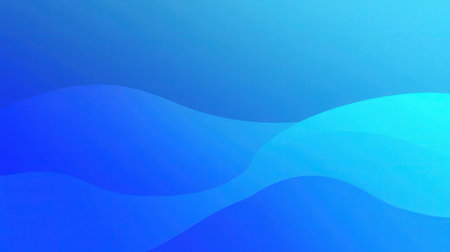 Blue abstract background with wavy lines. Vector illustration for your designの素材