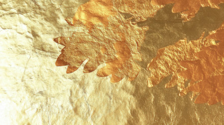 golden background with some shades on it and grunge paper textureの素材