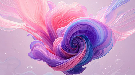 Abstract background with colorful wavy lines. Vector illustration for your designの素材