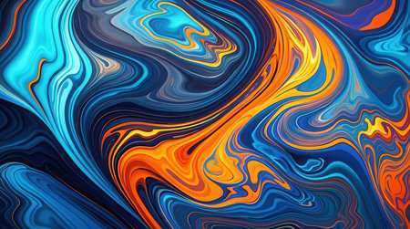 Colorful psychedelic liquefaction background. Abstract psychedelic liquefaction background.の素材