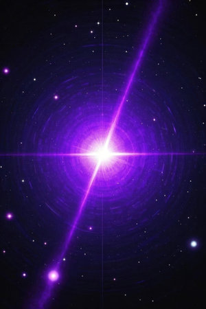 Cosmic space and stars, computer generated abstract background, 3D renderingの素材