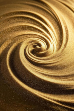 abstract gold background with some smooth lines in it (see portfolio for more in this series)の素材