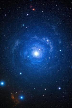 Star field in space a nebulae and a gas congestion.の素材