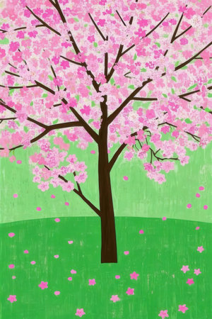 Cherry blossom background. Cherry blossom background. Sakura backgroundの素材