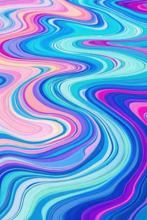 abstract background with colorful stripes in blue, pink and violet colorsの素材