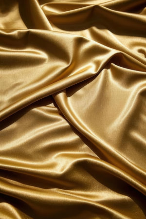 Gold satin background. Can be used as background or texture.の素材