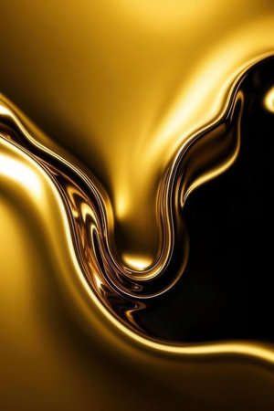 golden satin background with some smooth lines in it (see more in my portfolio)の素材
