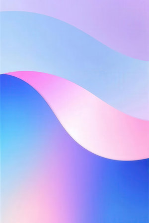 Abstract background with blue and pink waves. Vector illustration for your designの素材