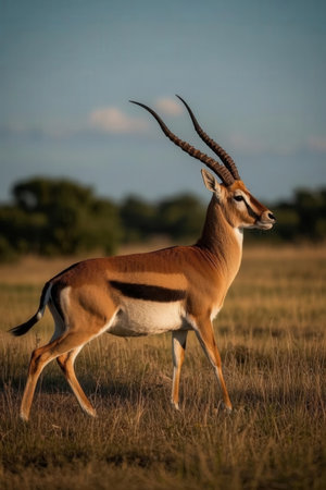 Impala antelope (Aepyceros melampus)の素材