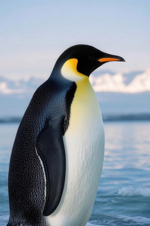 King penguin (Aptenodytes patagonicus)の素材