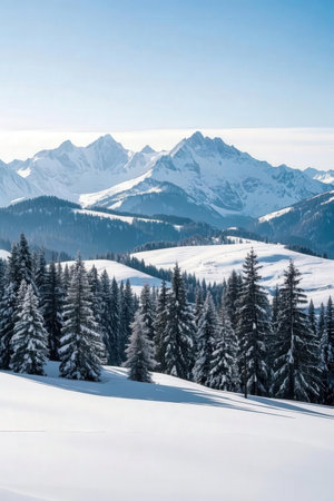 Winter in the swiss alps (Schweiz - Switzerland)の素材