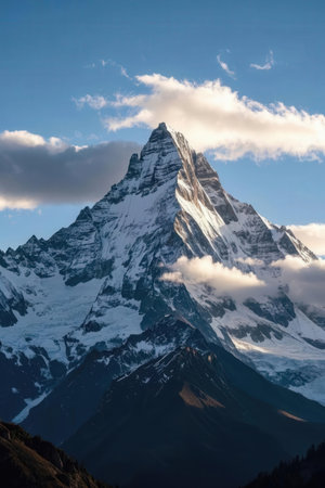 Matterhorn mountain in Zermatt, Switzerland. Caucasus Mountains.の素材