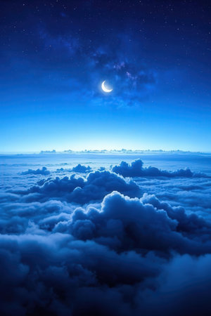 Nest of a bird on a tree. The nest of a bird in nature.の素材