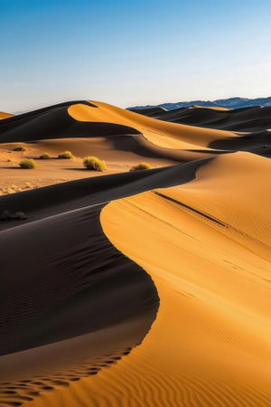 Sand dunes in the Namib Desert, Namibia, Africaの素材