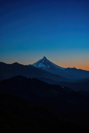 Mt. Fuji at dawn from Kawaguchiko, Japanの素材