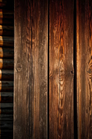 Old wooden background or texture. Close-up. Selective focus.の素材