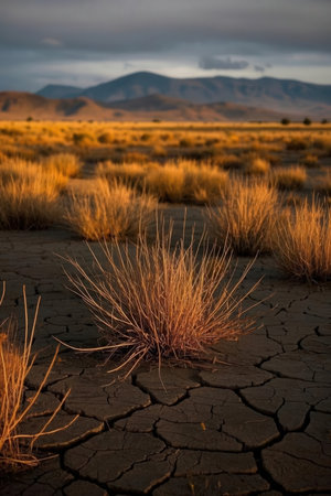 Desert Landscape in the Namib-Naukluft National Park in Namibiaの素材