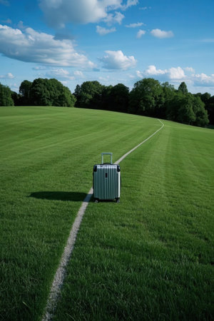 Sunset over the Mojave Desert in California, United States.の素材