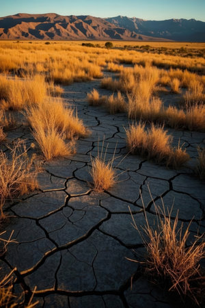 Desert Landscape in Namib-Naukluft National Park, Namibiaの素材