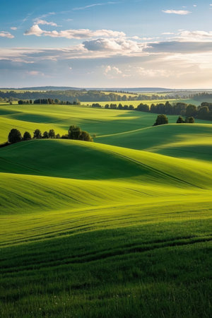 Sunset over the village of Shirakawa-go, Japanの素材