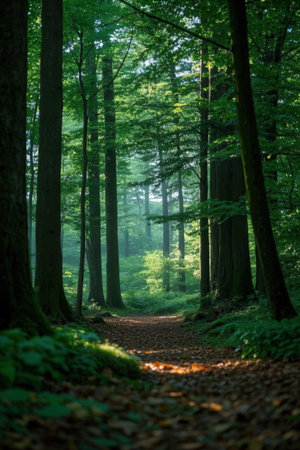 Golden Retriever lying on the grass in the park. Selective focus.の素材