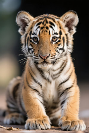 Siberian Tiger (Panthera tigris altaica)の素材