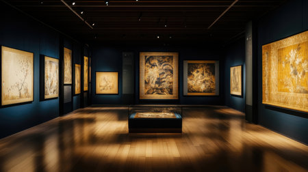 3D rendering of the National Gallery of Art in Lisbon, Portugalの素材