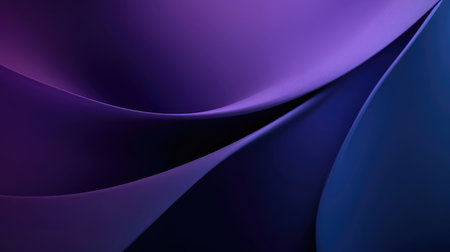 Abstract background with curved lines in purple and blue colors. 3d renderの素材