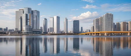 Panorama of the cityscape in Suzhou, Jiangsu Provinceの素材