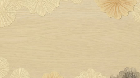 Japanese paper-style background material, Ginkgo, Ginkgoの素材