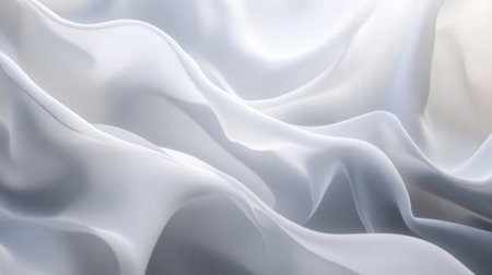 White fabric with minimalist backgroundの素材