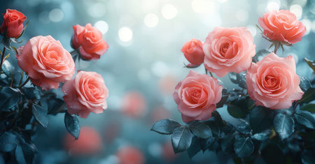 Pink floral arrangement with detailed petalsの素材