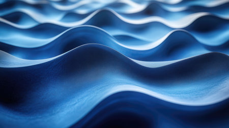 Abstract blue wavesの素材