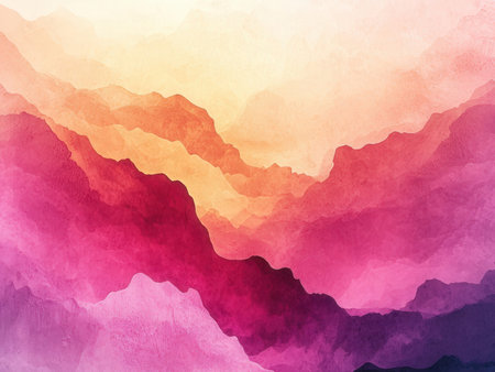 Abstract colorful watercolor for background. Digital art painting. Vector illustration.の素材