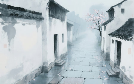 \\"\"Wuzhen\"\" Mural. The brick painting concept\""の素材