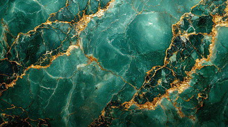 Green marble texture background pattern with high resolution, top view of natural stoneの素材