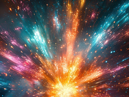 Stars of a planet and galaxy in a free space Elements of this image furnished by NASAの素材