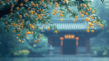 Beautiful summer landscape in South Korea,Gyeongbokgung Palaceの素材