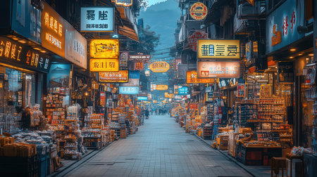 Pedestrian street in Shinjuku, Tokyo, Japanの素材