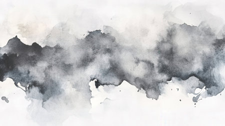 Abstract watercolor background. Hand-drawn illustration. Texture paper.の素材