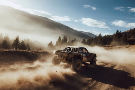 Ukrainian Safari Rally Cross Championship in Chernigow, Ukraineの素材