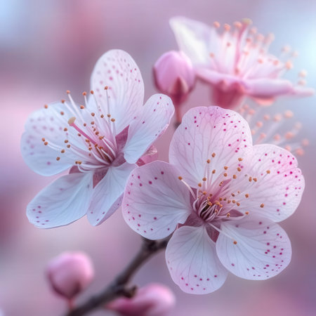 cherry blossom in spring, soft focus, shallow DOFの素材
