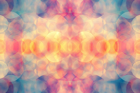 abstract background with bokeh defocused lights and stars.の素材