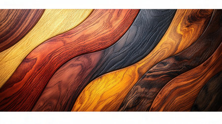 Wooden texture with natural patterns. Wood background. 3d illustration.の素材