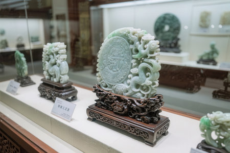 The sculpture in the Tangshan museum, tangshan city, hebei province, China.の素材