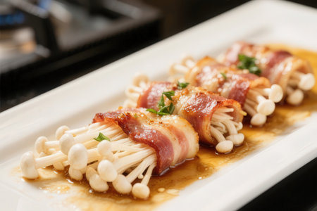 Dandelion flower with dew drops on the background of the setting sunの素材